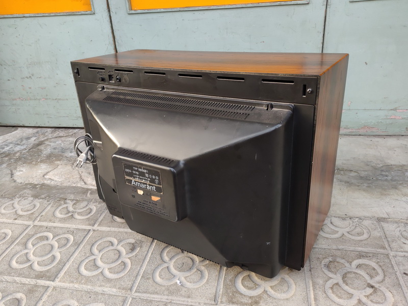 televisor color tv luxor suecia madera plastico 1u